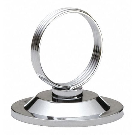 Tablecraft Card Holder, Heavy Nickel Plated, 2", PK12 596