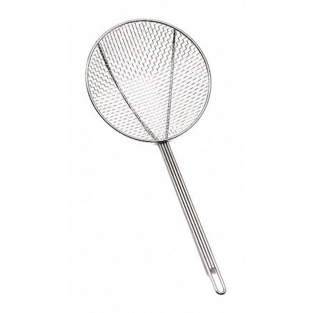 Tablecraft Rnd Skimmer, Sq Mesh, Nickel Pltd, 6" 3306