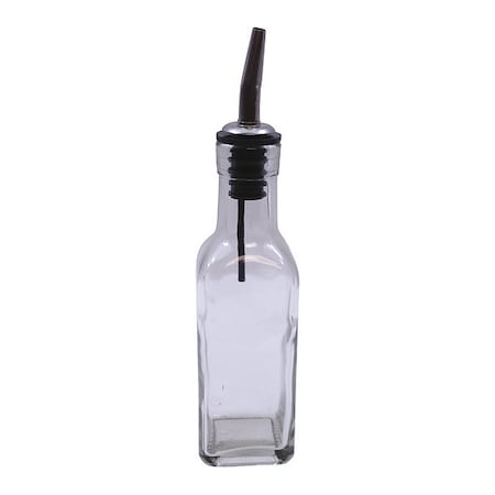 Tablecraft Prima Bottle W/SS Pourer (599P), 6OZ 60125