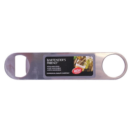 Tablecraft Flat Pocket Bottle Opener, SS, 7" H3996