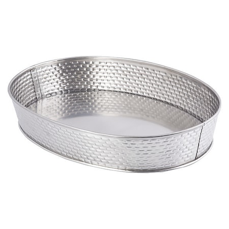 Tablecraft Brkhse Coll, Oval SS Platter, 12"X9"X1.5" GPSS129