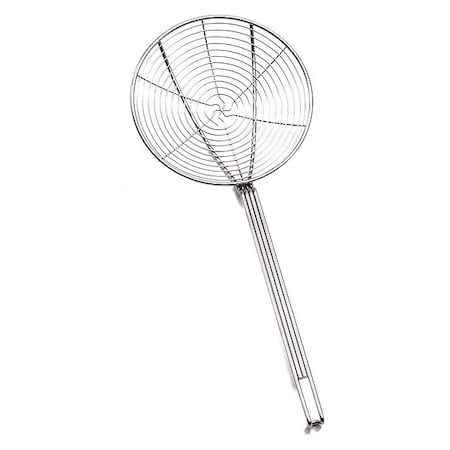 Tablecraft Rnd Skimmer, Spiral Wire, Nickel, 9" 2409