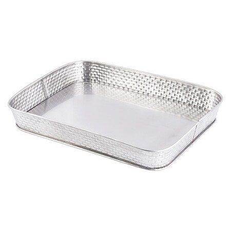 Tablecraft Brkhse Coll, Rect SS Platter, 12"X9"X1.5" GPSS120