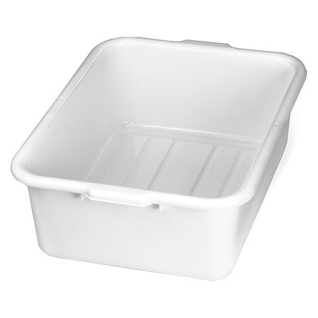 Tablecraft Bus Tub/ Tote Box, 22"X16"X7", Hdpe, Gray 1537G