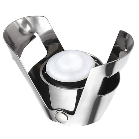 Tablecraft Champagne Bottle Sealer, Stainless Steel 398