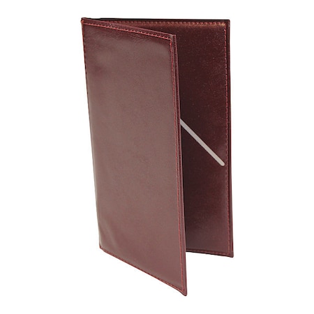 Tablecraft Check Presntation Hldr, Burgundy, 5.25"X9" 59BU