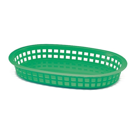 Tablecraft Chicago Platter Basket, Green, PK12 1076G