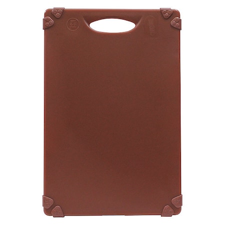 Tablecraft Grippy Cutting Board, Brown, 18"X2"4"X.5" CBG1824ABR