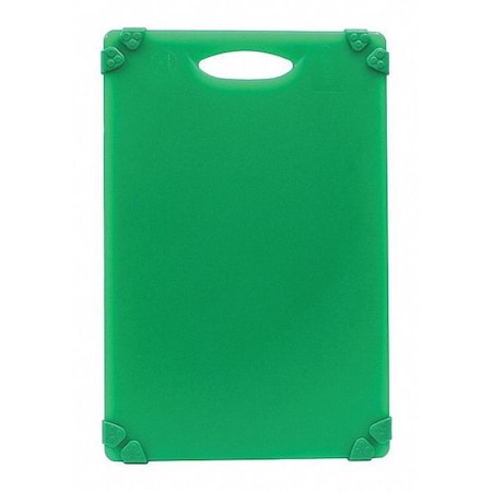 Tablecraft Grippy Cutting Board, Green, 18"X2"4"X.5" CBG1824AGN