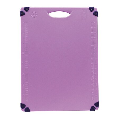 Tablecraft Grippy Cutting Board, Purple, 15"X2"0"X.5" CBG1520APR