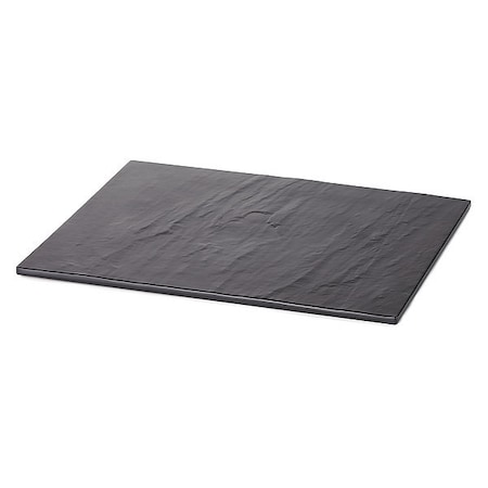Tablecraft Frostone Slate Mel Tray, Blk, 12.75"X10.4 MG2