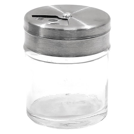 Tablecraft Glass Jar With Rotating Top, 1.5 OZ HGJ15RT