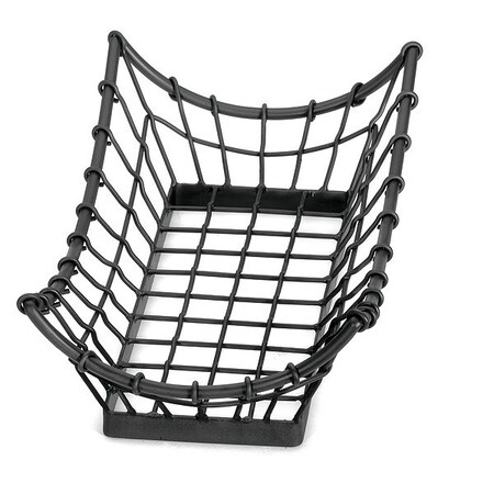Tablecraft Grand Master Basket, Blk, Rect, 15"X8 GM1608
