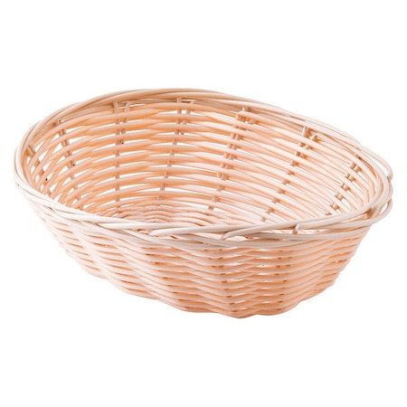 Tablecraft Handwoven Srvng Bskt, Oval, 7"X5"X2", PK12 1171W