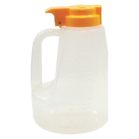 Tablecraft Option Dspnsr, Clrfd Pp, Plst Ylw Top, 64OZ PP64Y