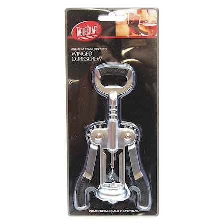 Tablecraft Premium Winged Corkscrew, Zinc Alloy H1229