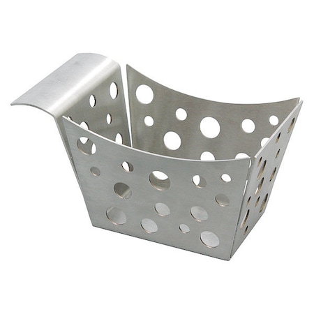 Tablecraft Stamped Circle Basket SS SCB