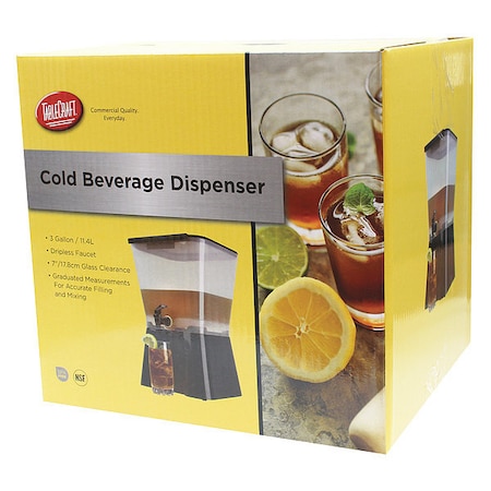 Tablecraft Beverage Dispenser, 10.9"X12.5"X16.75" H953