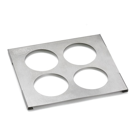 Tablecraft Squeeze Bottle Template, Holds 4, 12/16OZ T4