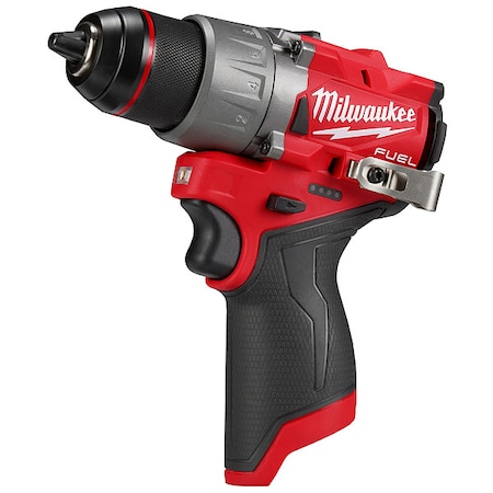 Milwaukee Tool M12 FUEL 1/2" Drill/Driver + M12 HIGH OUTPUT XC5.0 Battery Pack 3403-20, 48-11-2450