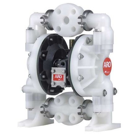 Aro AirOprDiaphPmp, Flange, TPV/PP, 1/4in, 48gpm 6661A3-3EB-C
