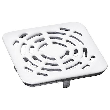 Jay R. Smith Manufacturing Floor Drain, Cast Iron, Square, 1-1/2" H 3410G