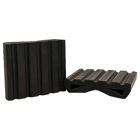 Panavise Repl Jaw Pad, Bench Vise, Neoprene, Deluxe 346