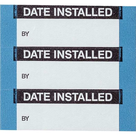Brady InspectionLabel, Black/White, PK25 WO-17-PK