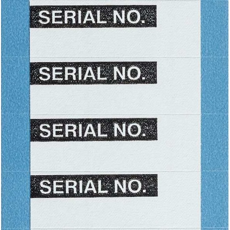 Brady Inventory Control Labels 0.5" H x, PK 25, WO-34-PK WO-34-PK