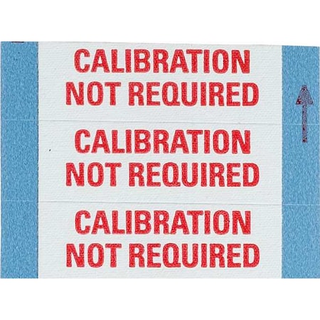 Brady Calibration Labels 0.5 in H x 1.5, PK 25 WO-53-PK