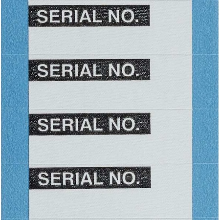Brady Inventory Control Labels 0.5" H x, PK 25, WOAF-34-PK WOAF-34-PK
