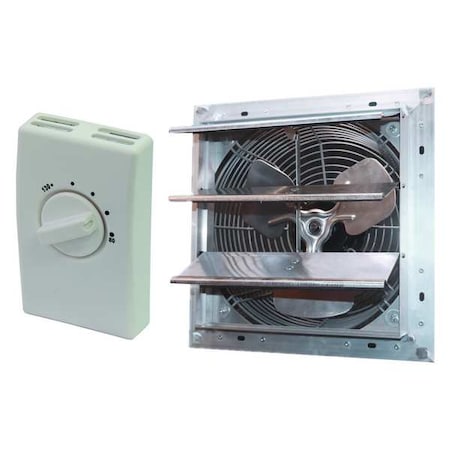 Dayton Ventilator Combo Kit, Gable Mount, 120 V, Hz: 60 347HX8