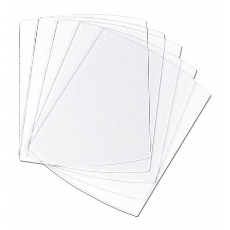 Msa Safety Lens Cover, Outside, 4-11/16x5-5/8", Elite 10177662