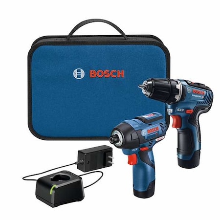 Bosch CordlessToolCombinationKit, (2)2.0Ah GXL12V-220B22
