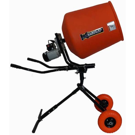 Kushlan Products Pedestal Mixer, Polyethylene Drum , Direct Drive, 1/2 HP, 3.5 cu. Ft. KPRO350MP