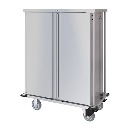 Carlisle Dinex Meal Delivery Cart, Silver, S56 1/8 in H DXPTQC1T2D18