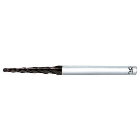 Osg Carbide End Mill, 1.60mm dia, 10.00mm Cut 8509453