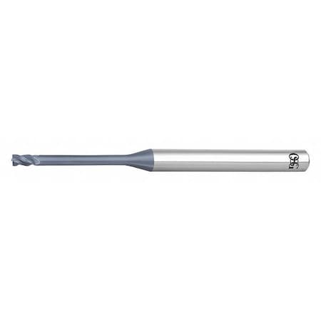 Osg Carbide End Mill, 2.00mm dia, 3.00mm Cut L 3173010