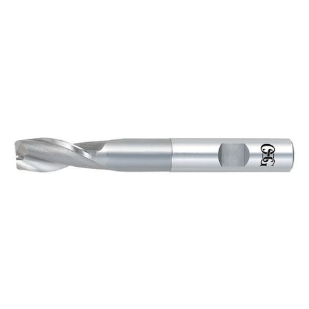 Osg HSS End Mill, 3/8in.dia., 3/4in.Cut L 5270500