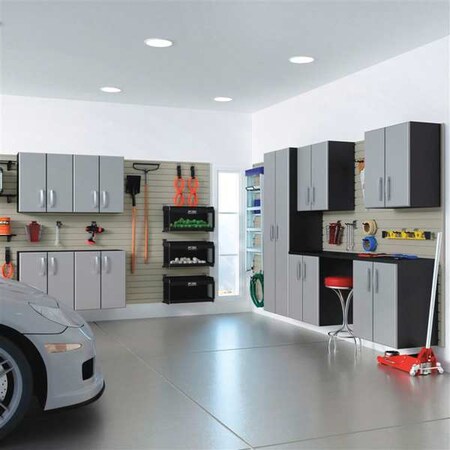 Flow Wall Garage Cabinet System Nylon Silver Fcs 24012 24s 6s3