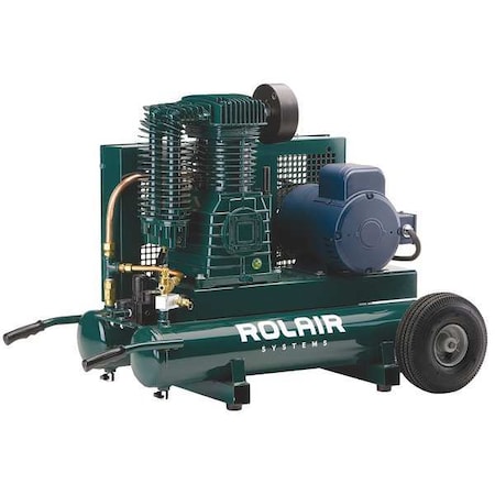 Rolair Air Compressor, 5 HP, 230VAC, 150 psi 5230K30-0095