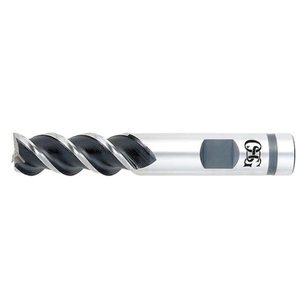 Osg End Mill, 7/16in.dia., 1in.Cut L 6600600