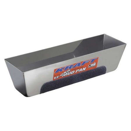 Kraft Tool Mud Pan, EZ-Grip, 12in., Rounded Corners DW725