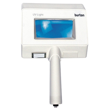 Burton Exam Light, UV, 9-1/2inLx6-3/4inW, Handheld UV502