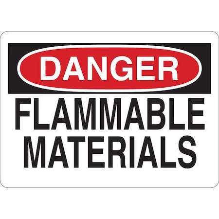 Zoro Select Danger Sign, 7 in H, 10 in W, Vinyl, English, 35GH31 35GH31