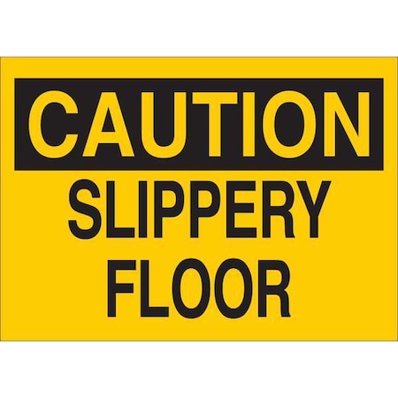 Zoro Select Caution Sign, 10 in H, 14 in W, Plastic, English, 34GJ11 34GJ11