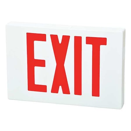 Fulham Exit Sign, White, 1 or 2 Face(s), LED, Universal Mount, Not Battery Powered FHEX21WRAC