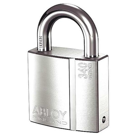 ABLOY Brass Keyed Padlock, Different, 2-15/64"W PL340/25B-KD