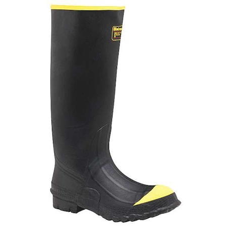 Lacrosse Men's LaCrosse Premuim Rubber Boot, Steel Toe, 16" Height, Black, 11 267220