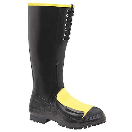 Lacrosse Men's LaCrosse Meta-Pac Rubber Boot, Steel Toe, 16" Height, Black, 9 228050